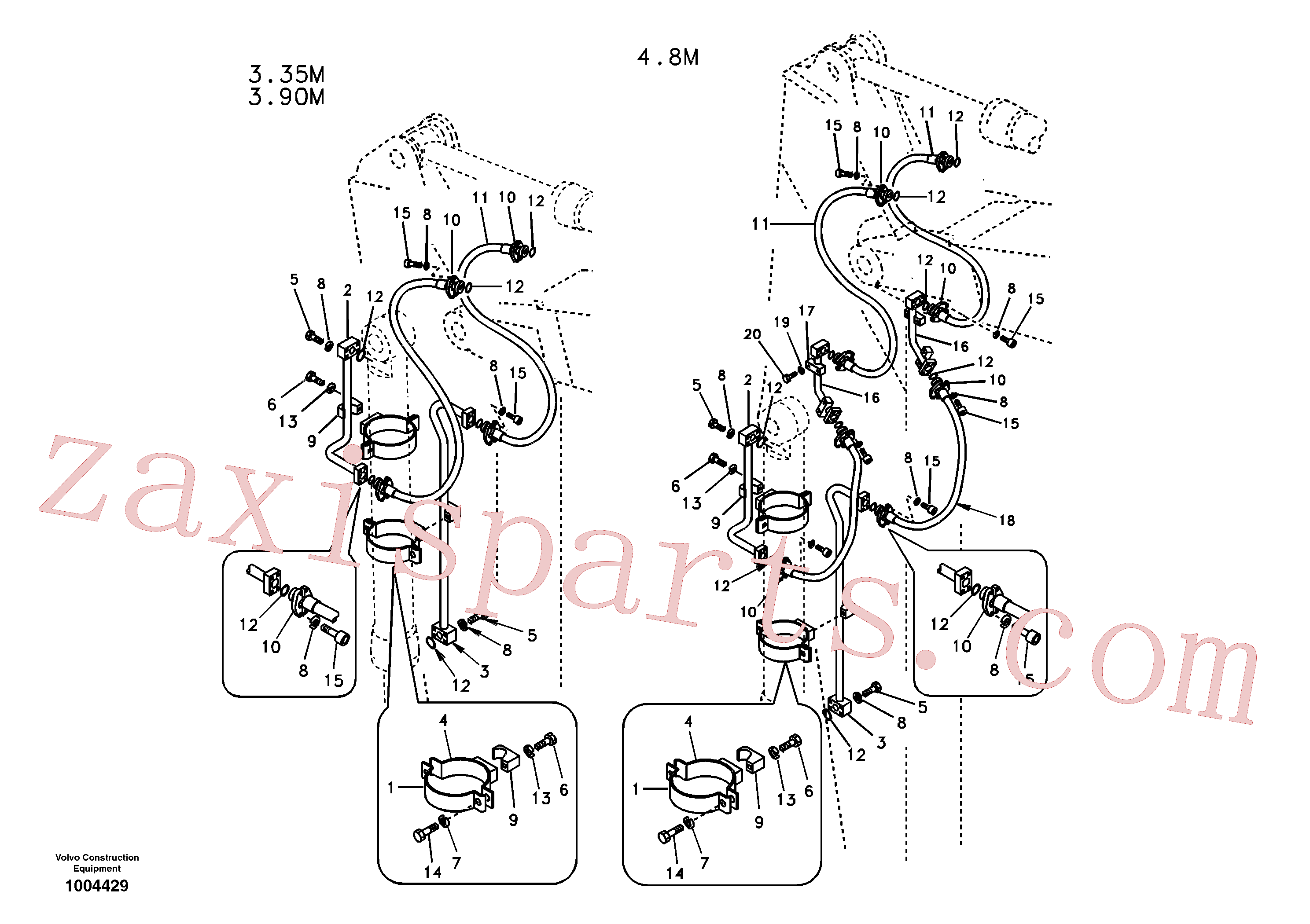 Volvo VOE14509231 Pipe aftermarket part for sale