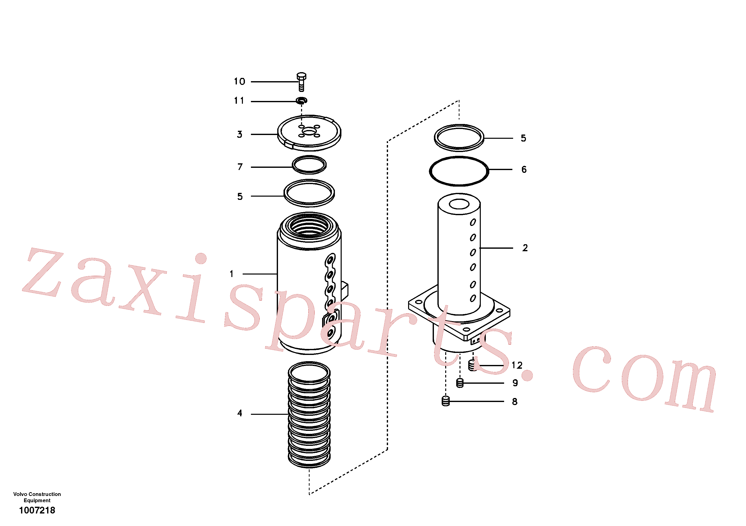 VOE990604 for Volvo Turning joint(1007218 assembly)