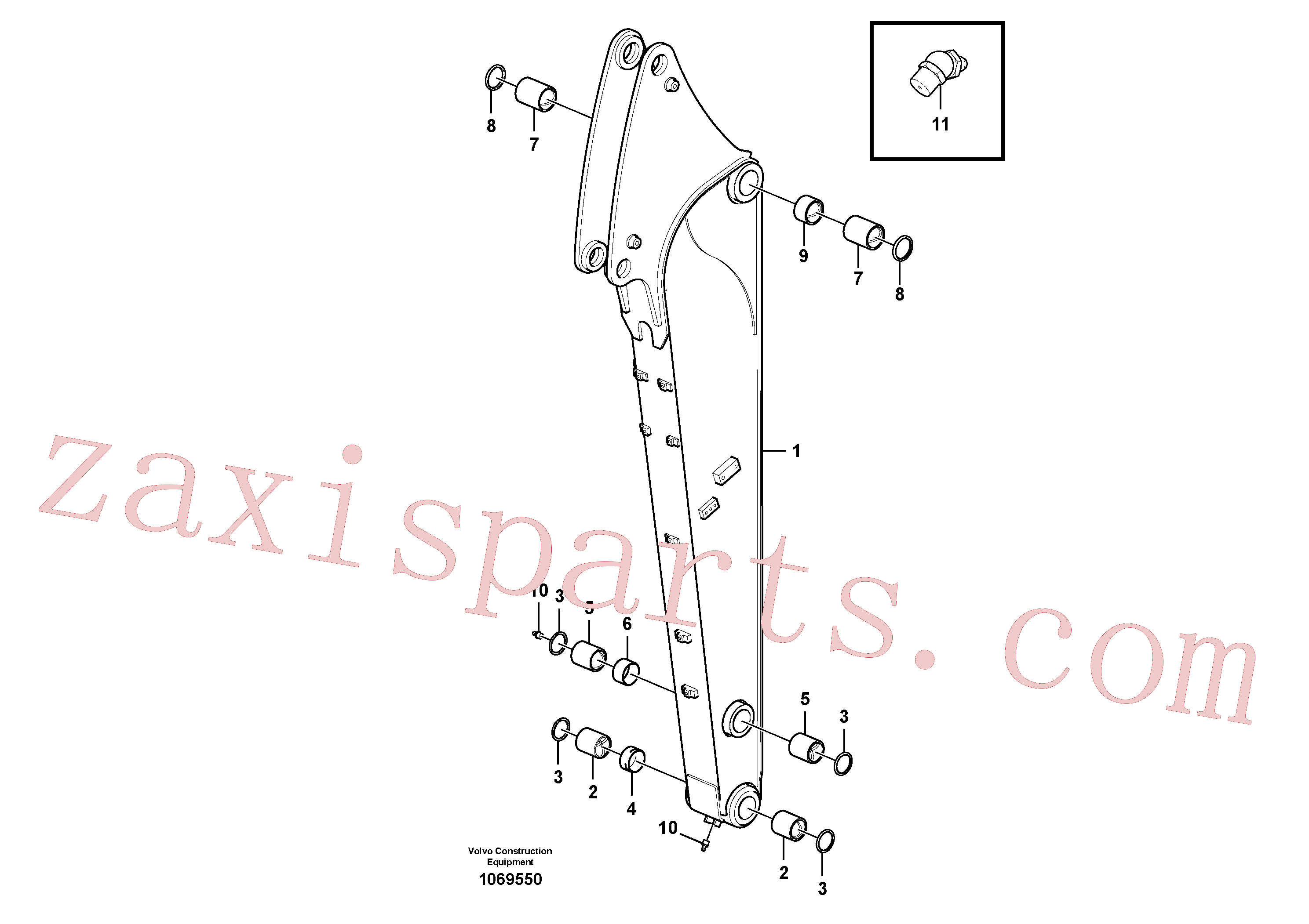 China Made VOE14724704 Arm parts for Volvo Excavator