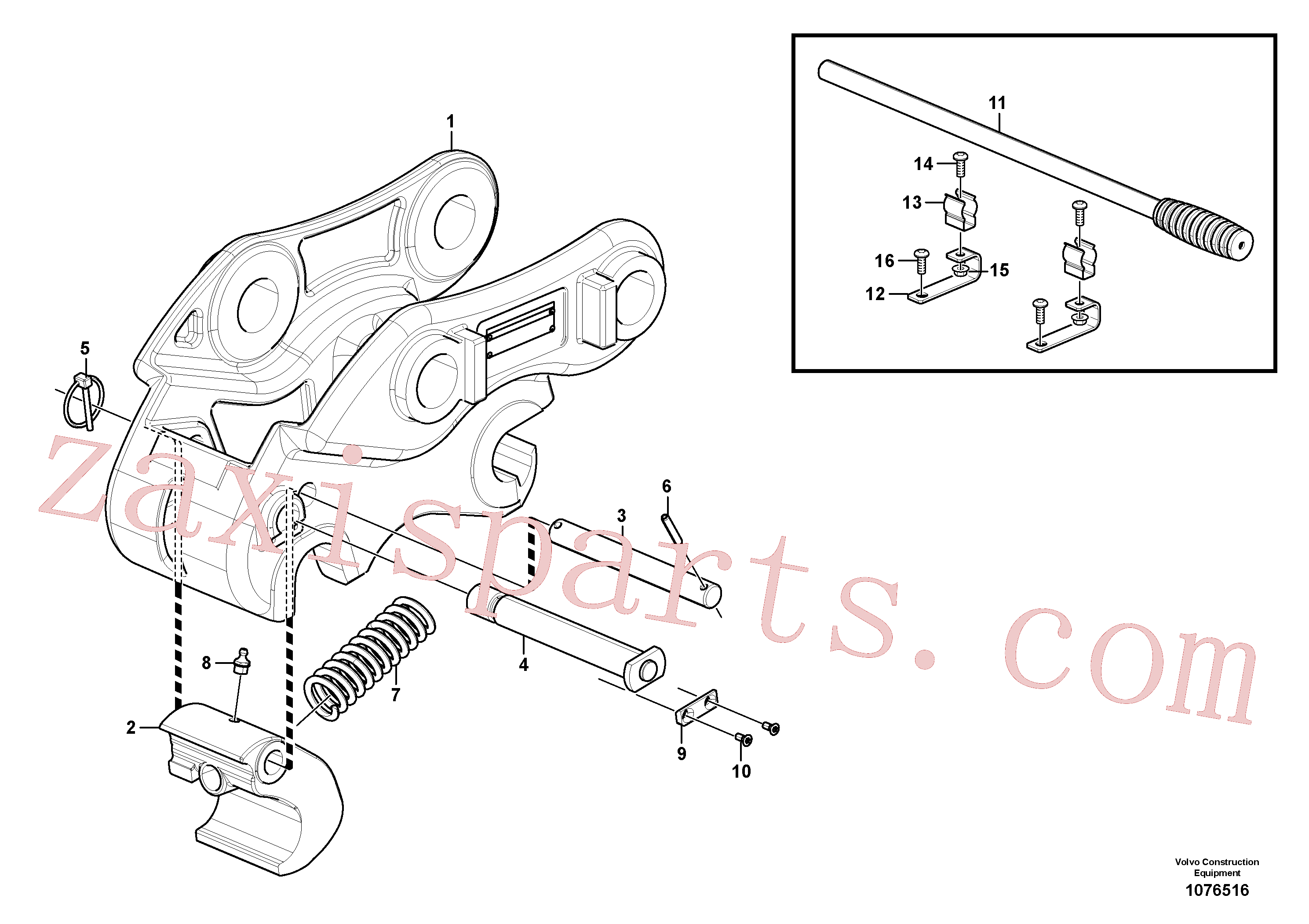 VOE15626795 for Volvo Quickfit, mechanical(1076516 assembly)