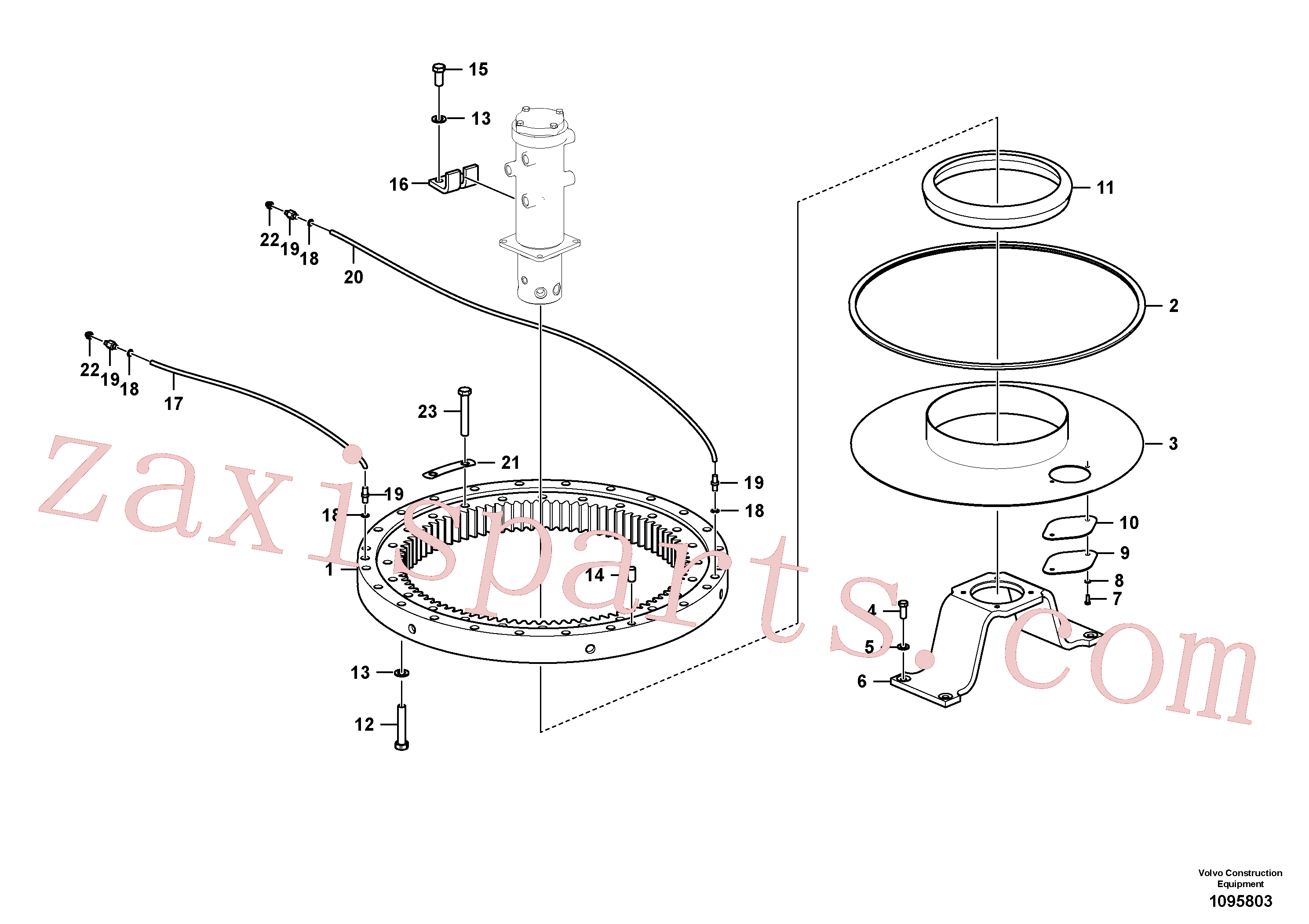 VOE14734657 Pin for Volvo Excavator Parts