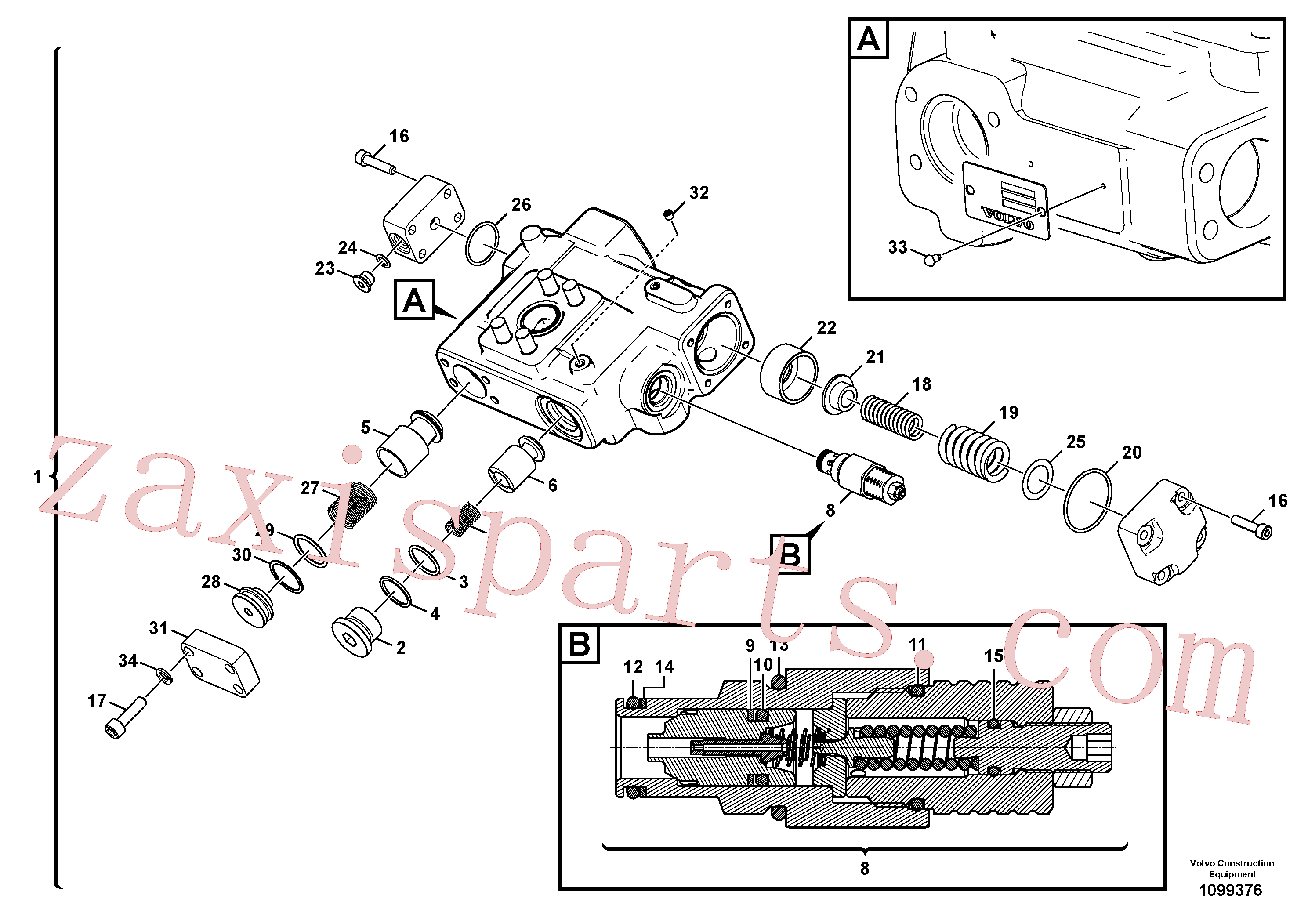 Volvo Assembly VOE14736165 Valve for sale