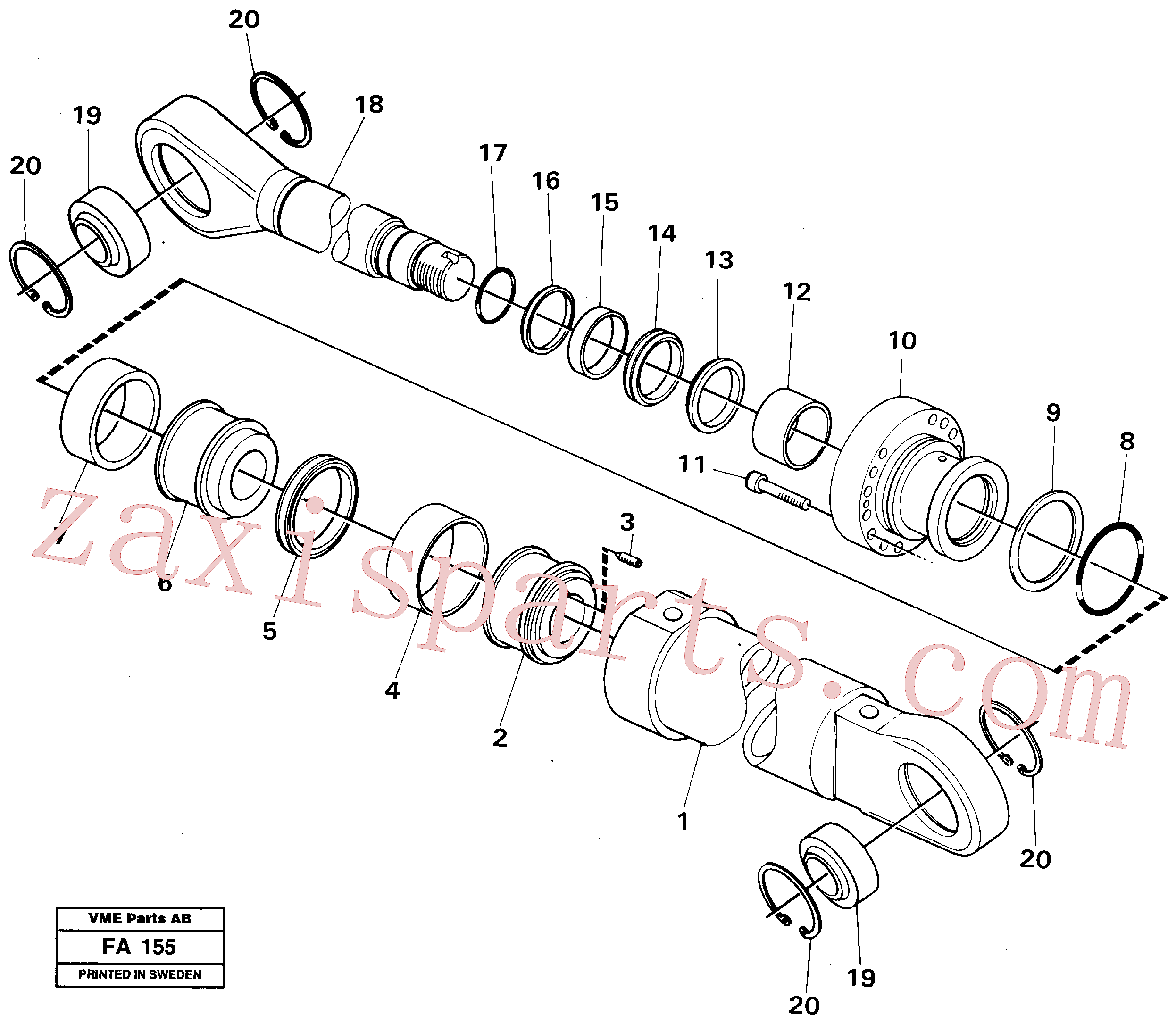 VOE14247901 for Volvo Boom cylinder(FA155 assembly)