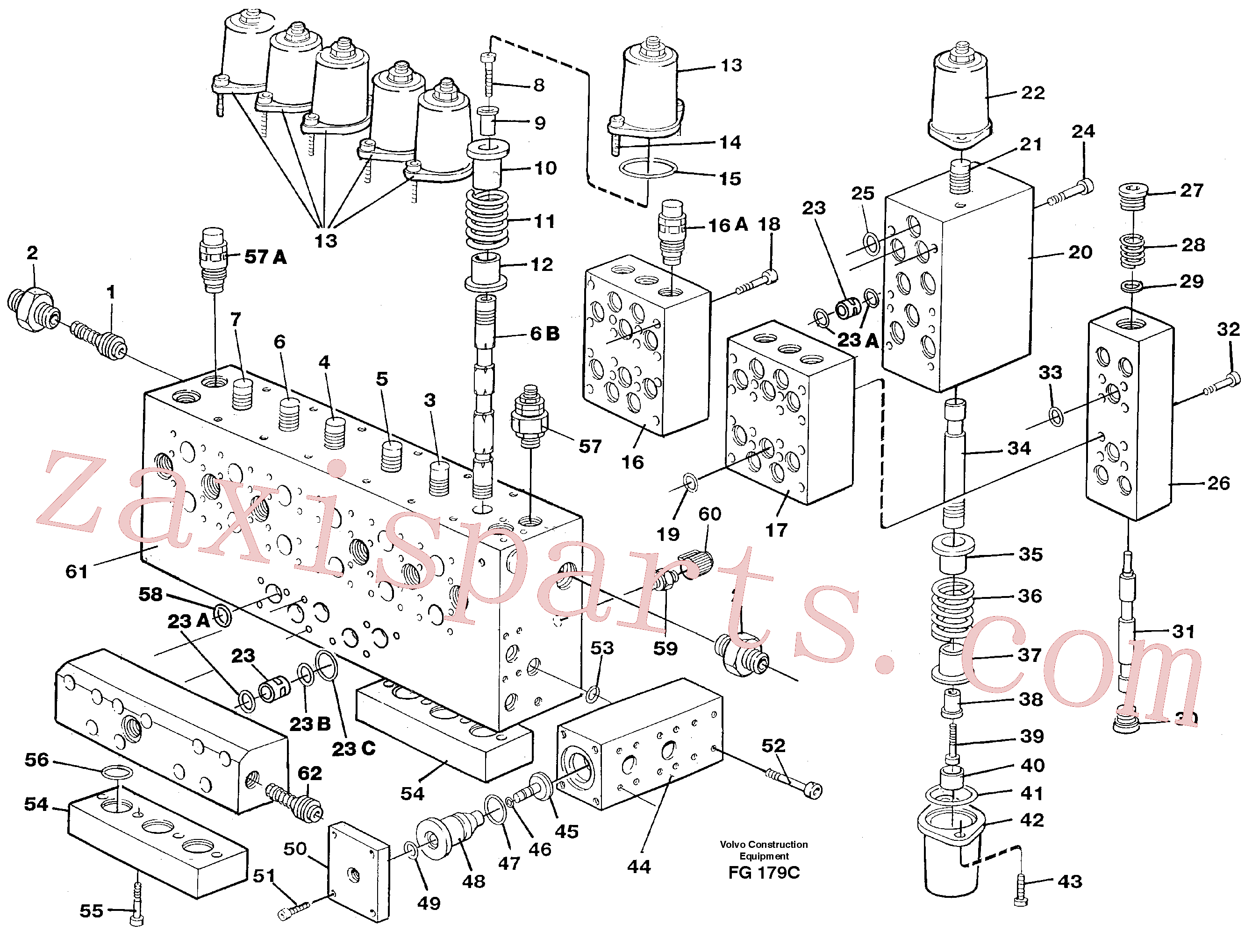 VOE14342322 for Volvo Main valve assembly, valves(FG179C assembly)