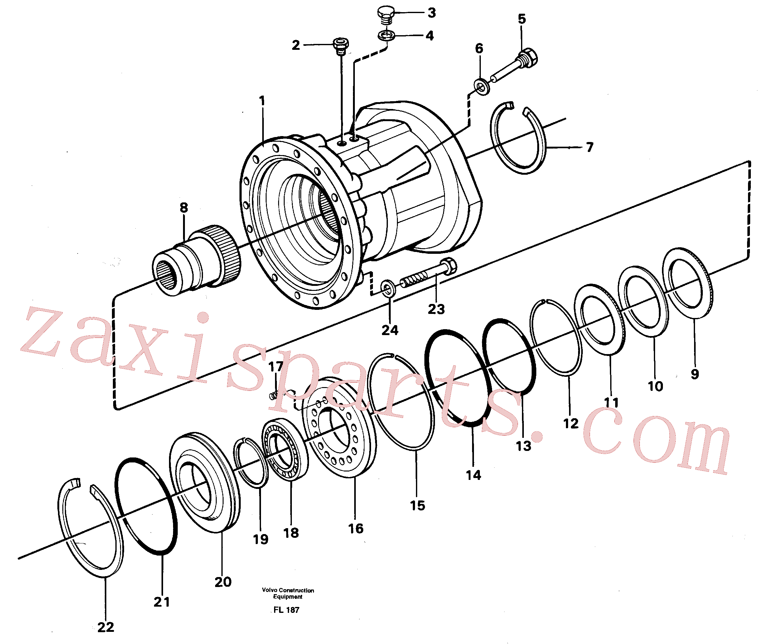 VOE11999991 for Volvo Multi-disc brake(FL187 assembly)