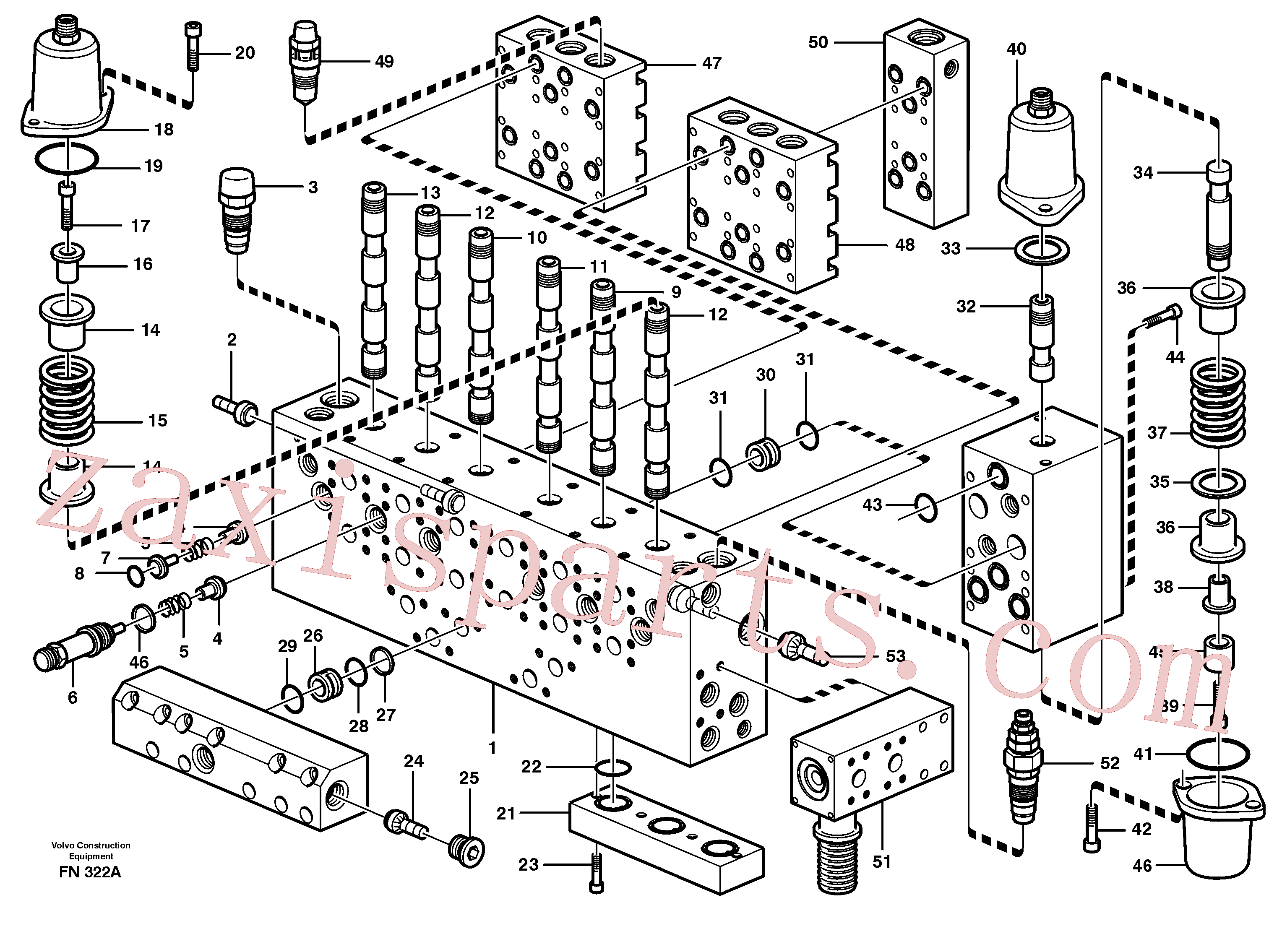 Volvo VOE14342322 Valve slide aftermarket part for sale