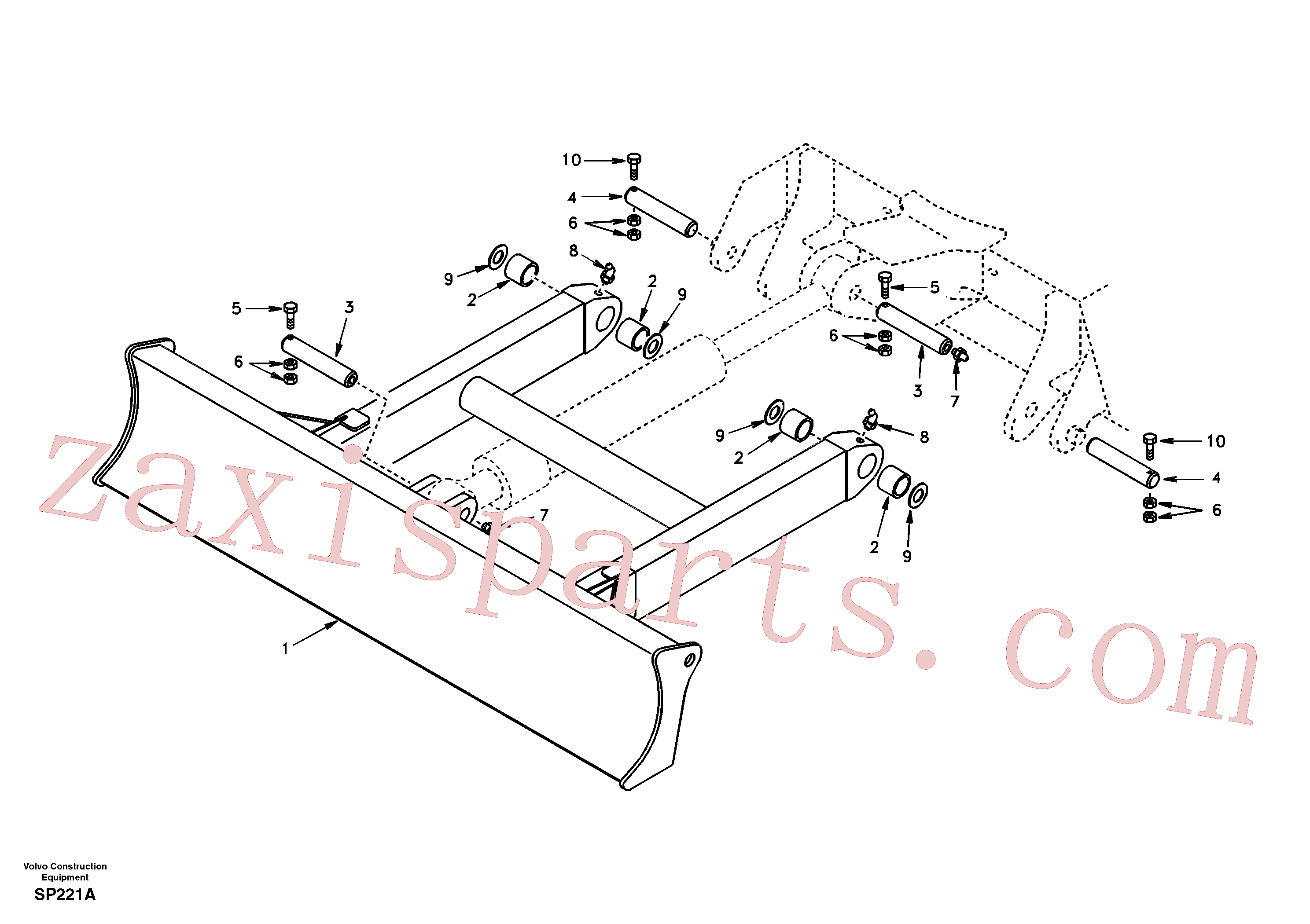 VOE14547125 for Volvo Dozer blade(SP221A assembly)
